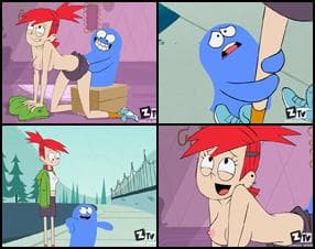 Frankie Foster and Bloo