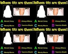 Whose tits are those