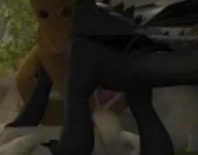 Reindeer and Pterosaur Gay Sex screenshot 3