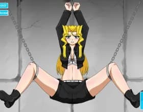 Blonde in BDSM Chains screenshot 3
