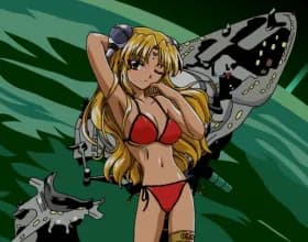 Galaxy Angel sim date RPG screenshot 2