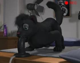 Playful 3D Cat screenshot 1